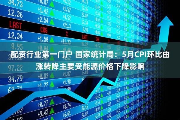 配资行业第一门户 国家统计局：5月CPI环比由涨转降主要受能源价格下降影响
