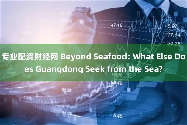 专业配资财经网 Beyond Seafood: What Else Does Guangdong Seek from the Sea?